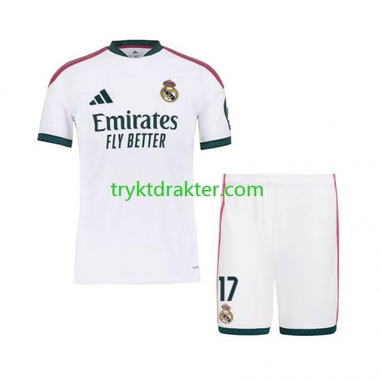 3-13 år Barn Real Madrid drakt Marc Cucurella 17 Hjemme 2026-2027 Korte Ermer