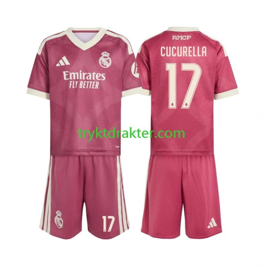 3-13 år Barn Real Madrid drakt Marc Cucurella 17 Tredje 2026-2027 Korte Ermer