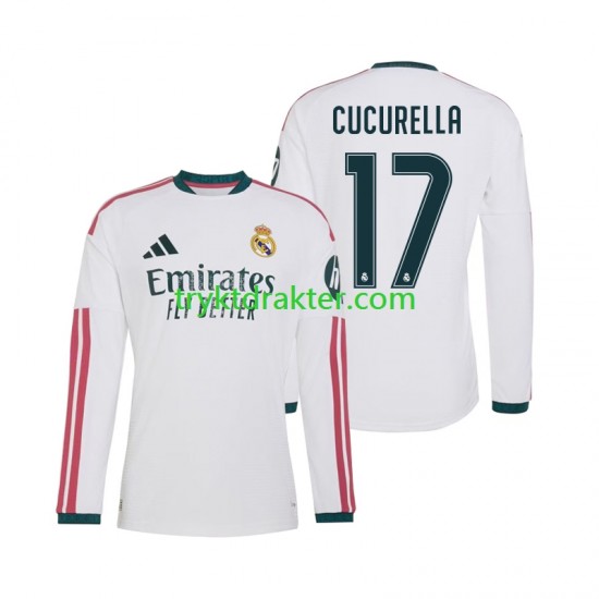 Herre Real Madrid drakt Marc Cucurella 17 Hjemme 2026-2027 Langermet
