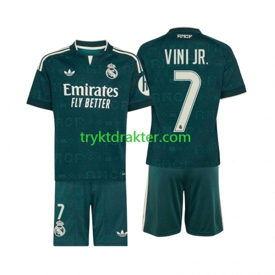 3-13 år Barn Real Madrid drakt Vinicius Junior 7 Borte 2026-2027 Korte Ermer