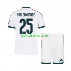 3-13 år Barn Real Madrid drakt Yan Diomande 25 Hjemme 2026-2027 Korte Ermer