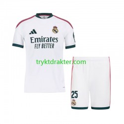 3-13 år Barn Real Madrid drakt Yan Diomande 25 Hjemme 2026-2027 Korte Ermer