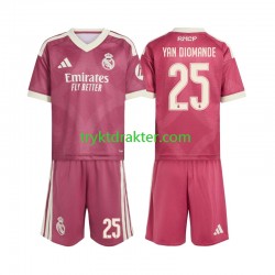 3-13 år Barn Real Madrid drakt Yan Diomande 25 Tredje 2026-2027 Korte Ermer