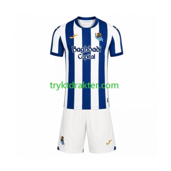 3-13 år Barn Real Sociedad drakt Hjemme 2026-2027 Korte Ermer