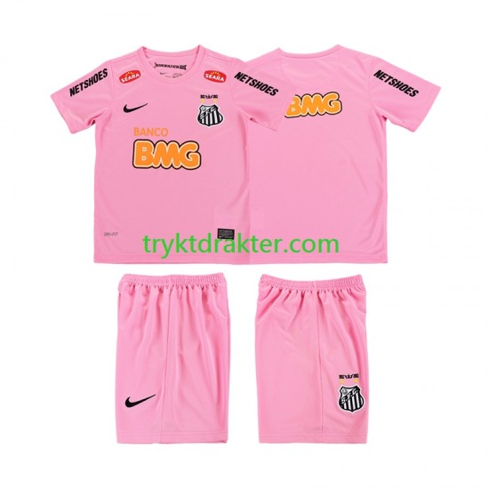 3-13 år Barn drakt Santos 2012 2013 Retro Fjerde Korte Ermer