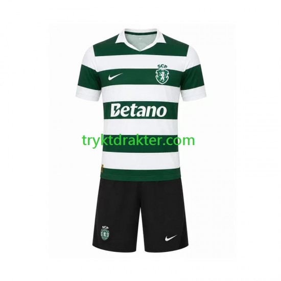 3-13 år Barn Sporting CP drakt Hjemme 2026-2027 Korte Ermer