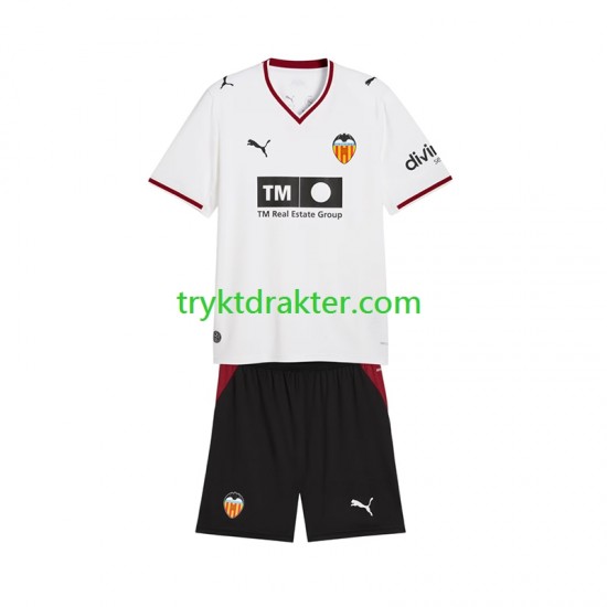 3-13 år Barn Valencia CF drakt Hjemme 2026-2027 Korte Ermer