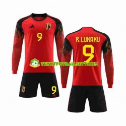 3-13 år Barn Belgia drakt R.LUKAKU 9 Hjemme VM 2022 Langermet 3-13 år Barn Belgia drakt R.LUKAKU 9 Hjemme VM 2022 Langermet
