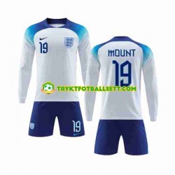 3-13 år Barn England drakt Mount 19 Hjemme VM 2022 Langermet 3-13 år Barn England drakt Mount 19 Hjemme VM 2022 Langermet