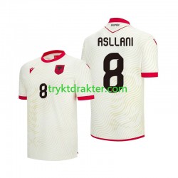 Herre Albania drakt Kristjan Asllani 8 Borte VM 2026 Korte Ermer