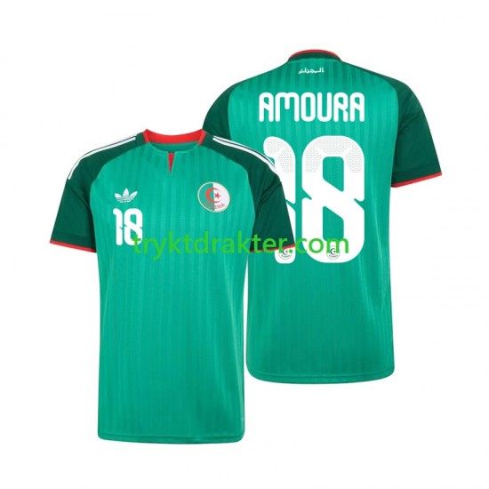 Herre Algerie drakt Mohamed Amoura 18 Borte 2026 Korte Ermer