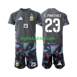 3-13 år Barn Keeper Argentina drakt Emiliano Martinez 23 Hjemme VM 2026 Korte Ermer