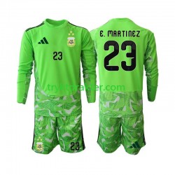 3-13 år Barn Keeper Argentina drakt Emiliano Martinez 23 Tredje VM 2026 Langermet