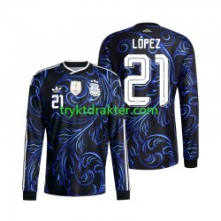 Herre Argentina drakt Jose Manuel Lopez 21 Borte VM 2026 Langermet