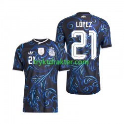 Herre Argentina drakt Jose Manuel Lopez 21 Borte VM 2026 Korte Ermer