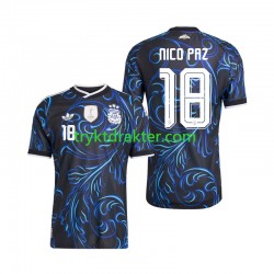 Herre Argentina drakt Nico Paz 18 Borte VM 2026 Korte Ermer