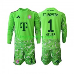3-13 år Barn Keeper FC Bayern München drakt Manuel Neuer 1 Hjemme 2026-2027 Langermet