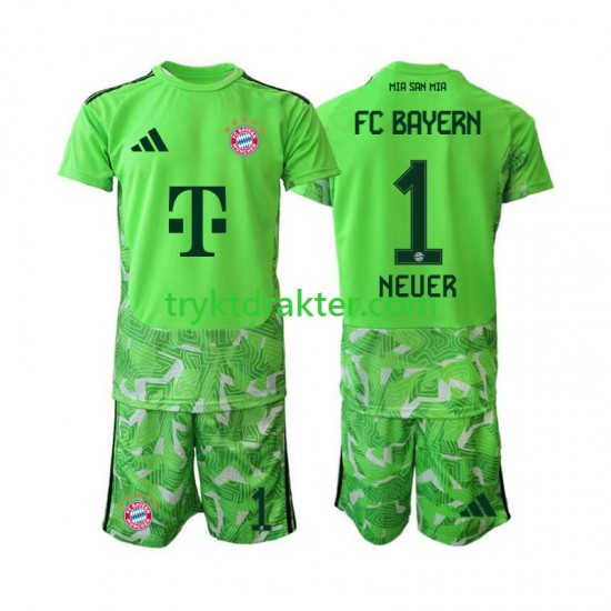 3-13 år Barn Keeper FC Bayern München drakt Manuel Neuer 1 Hjemme 2026-2027 Korte Ermer