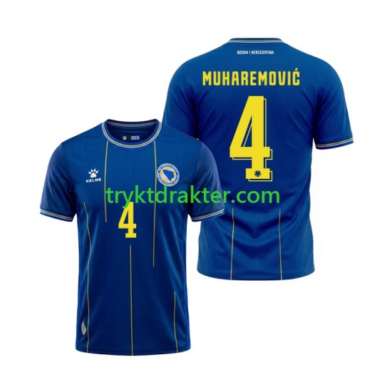 Herre Bosnia og Herzegovina drakt Tarik Muharemovic 4 Hjemme VM 2026 Korte Ermer