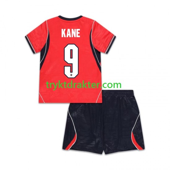 3-13 år Barn England drakt Harry Kane 9 Borte VM 2026 Korte Ermer