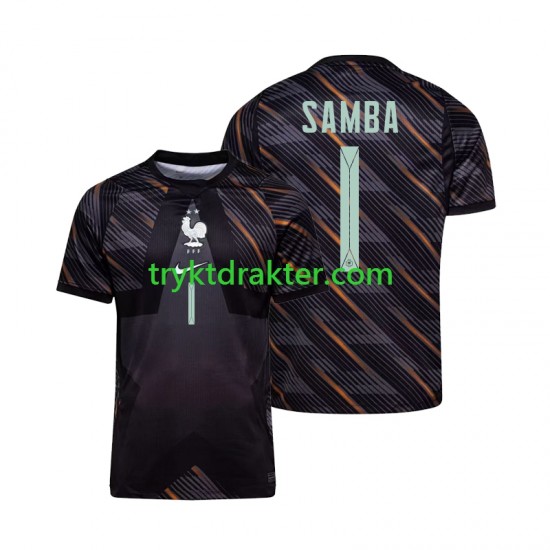 Herre Keeper Frankrike drakt Brice Samba 1 Hjemme VM 2026 Korte Ermer