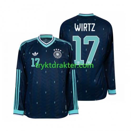 Herre Tyskland drakt Florian Wirtz 17 Borte VM 2026 Langermet