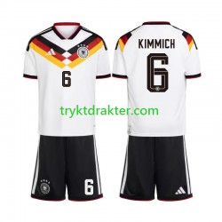 3-13 år Barn Tyskland drakt Joshua Kimmich 6 Hjemme VM 2026 Korte Ermer