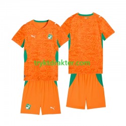 3-13 år Barn Elfenbenskysten Football Kit Mens Hjemme VM 2026 Korte Ermer
