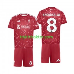 3-13 år Barn Liverpool drakt Dominik Szoboszlai 8 Hjemme 2026-2027 Korte Ermer