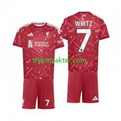 3-13 år Barn Liverpool drakt Florian Wirtz 7 Hjemme 2026-2027 Korte Ermer