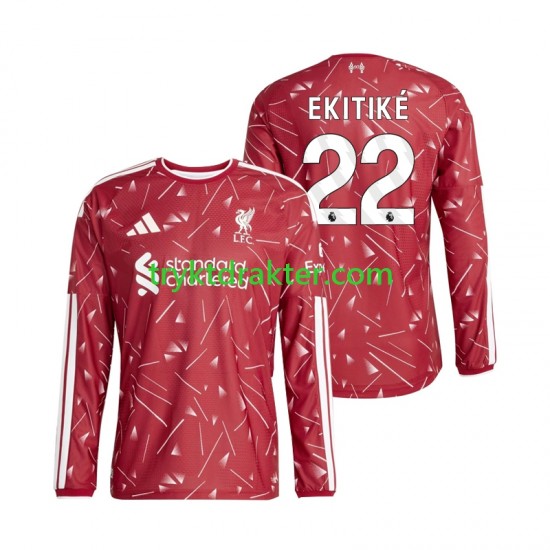 Herre Liverpool drakt Hugo Ekitike 22 Hjemme 2026-2027 Langermet