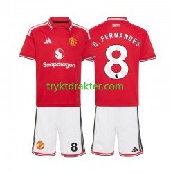 3-13 år Barn Manchester Utd drakt Bruno Fernandes 8 Hjemme 2026-2027 Korte Ermer