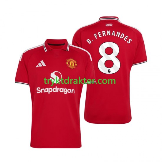Herre Manchester Utd drakt Bruno Fernandes 8 Hjemme 2026-2027 Korte Ermer