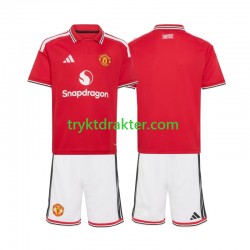 3-13 år Barn Manchester Utd drakt Hjemme 2026-2027 Korte Ermer