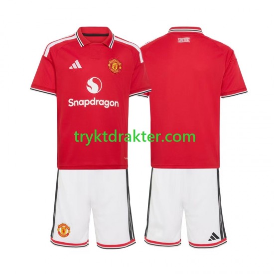 3-13 år Barn Manchester Utd drakt Hjemme 2026-2027 Korte Ermer