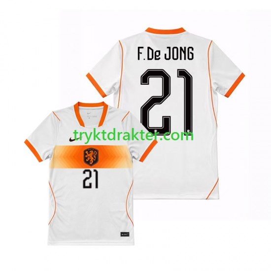 Herre Nederland drakt Frenkie de Jong 21 Borte VM 2026 Korte Ermer