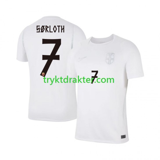 Herre Norge drakt Alexander Sorloth 7 Tredje VM 2026 Korte Ermer