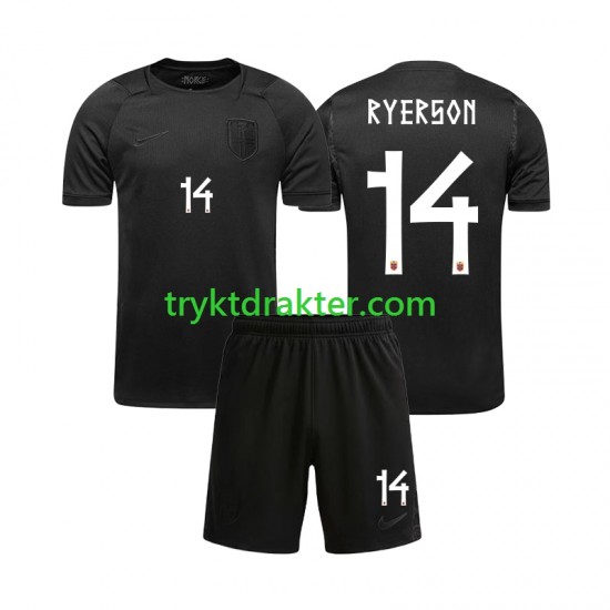 3-13 år Barn Norge drakt Julian Ryerson 14 Borte VM 2026 Korte Ermer