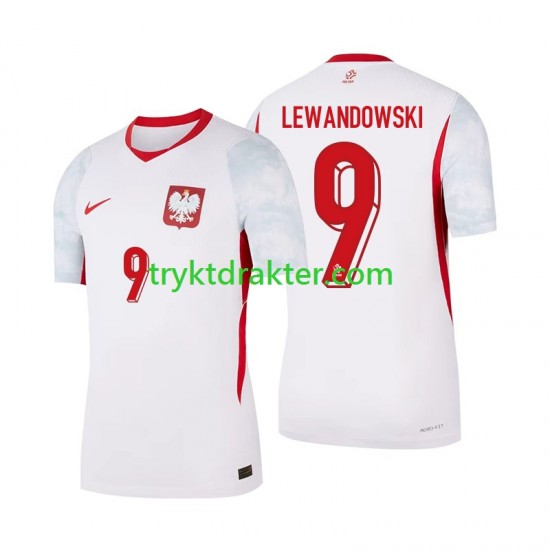 Herre Polen drakt Robert Lewandowski 9 Hjemme 2026 Korte Ermer