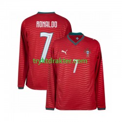 Herre Portugal drakt Cristiano Ronaldo 7 Hjemme VM 2026 Langermet