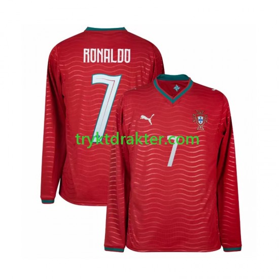 Herre Portugal drakt Cristiano Ronaldo 7 Hjemme VM 2026 Langermet