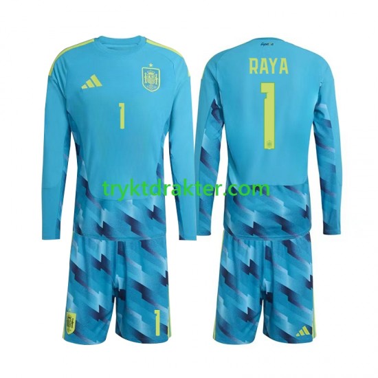 3-13 år Barn Keeper Spania drakt David Raya 1 Hjemme VM 2026 Langermet