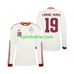 Herre Spania drakt Lamine Yamal 19 Borte VM 2026 Langermet