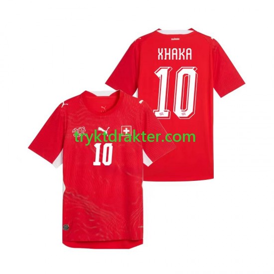 Herre Sveits drakt Granit Xhaka 10 Hjemme VM 2026 Korte Ermer
