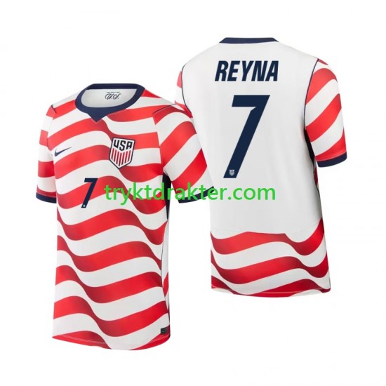 Herre USA drakt Giovanni Reyna 7 Hjemme VM 2026 Korte Ermer