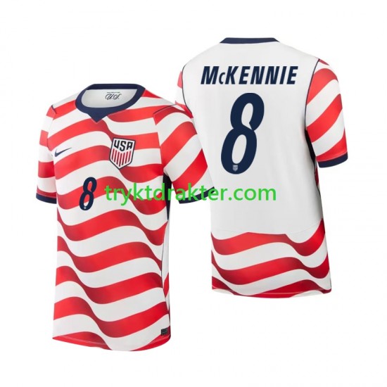 Herre USA drakt Weston McKennie 8 Hjemme VM 2026 Korte Ermer
