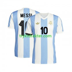 Herre Argentina drakt Lionel Messi 10 50 Anniversary Hjemme Korte Ermer