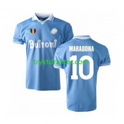 Herre Napoli drakt MARADONA 10 1986 Retro Hjemme Korte Ermer Herre Napoli drakt MARADONA 10 1986 Retro Hjemme Korte Ermer