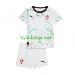 3-13 år Barn Portugal drakt Borte 2025 Korte Ermer 3-13 år Barn Portugal drakt Borte 2025 Korte Ermer