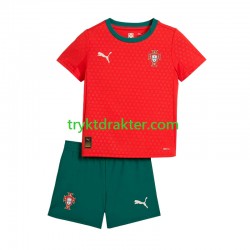 3-13 år Barn Portugal drakt Hjemme 2025 Korte Ermer 3-13 år Barn Portugal drakt Hjemme 2025 Korte Ermer